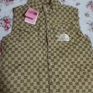 Gucci Beige Monogram Vest